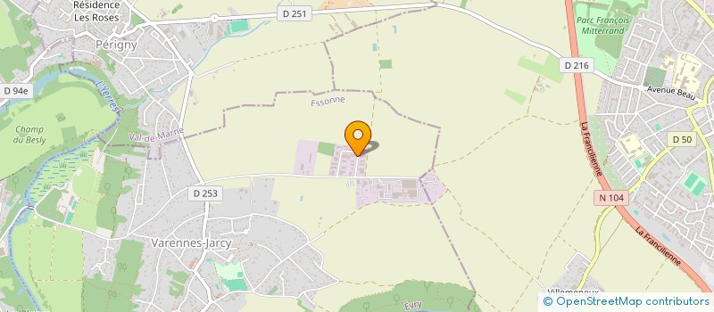 localisation de l'entreprise AGENCEMENT ET MENUISERIE GENERALE  VARENNES-JARCY