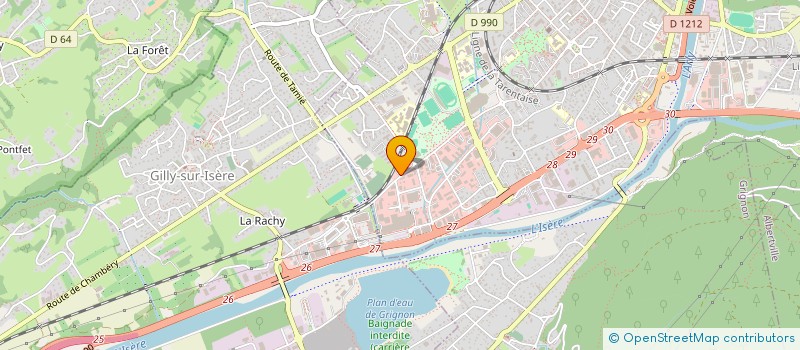 localisation de l'entreprise AGENCEMENT ET POSE DU CHARVIN  ALBERTVILLE