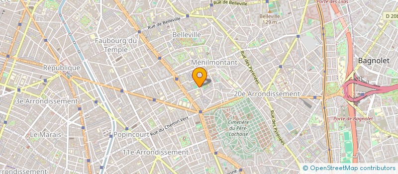 localisation de l'entreprise AGENCEMENT ET TRAVAUX DE BATIMENT  PARIS