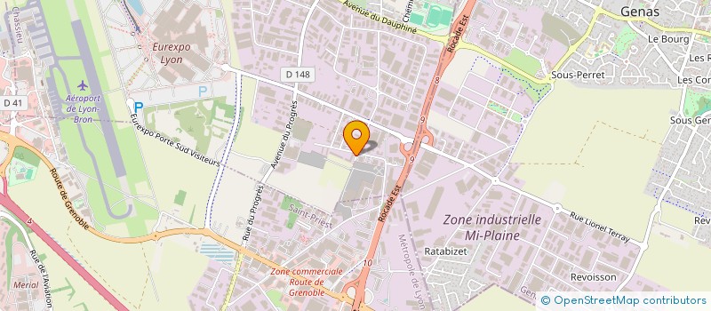 localisation de l'entreprise AGENCEMENT ET TRAVAUX MENDES  CHASSIEU