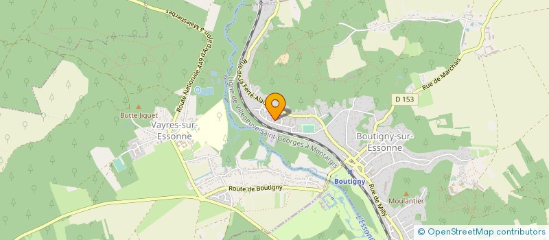 localisation de l'entreprise AGENCEMENT FABRICATION POSE MENUISERIE à BOUTIGNY-SUR-ESSONNE
