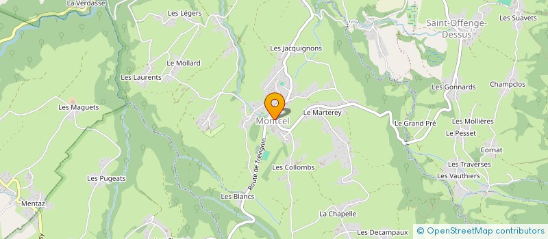 localisation de l'entreprise AGENCEMENT GC à MONTCEL
