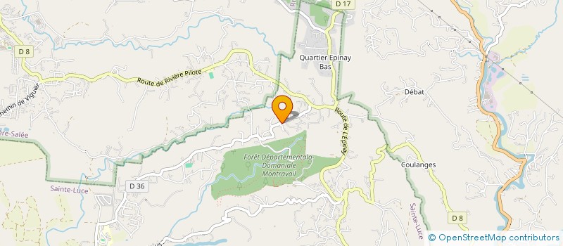 localisation de l'entreprise AGENCEMENT GENERAL BIRON  SAINTE-LUCE