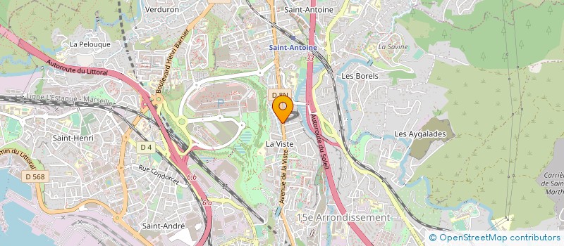 localisation de l'entreprise AGENCEMENT GENERAL D'ECHAFFAUDAGE à MARSEILLE