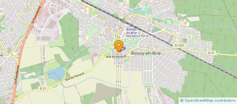 localisation de l'entreprise AGENCEMENT GENERAL DU BATIMENT à ROISSY-EN-BRIE