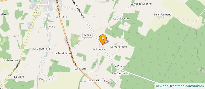 localisation de l'entreprise AGENCEMENT GERVAIS à ECHAUFFOUR
