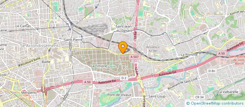 localisation de l'entreprise AGENCEMENT INDUSTRIEL ET COMMERCIAL à MARSEILLE