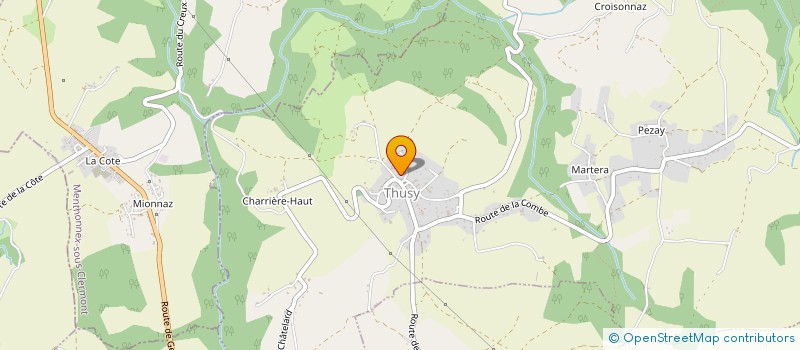 localisation de l'entreprise AGENCEMENT INDUSTRIEL RAYONNAGE DES SAVOIE  THUSY