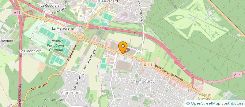 localisation de l'entreprise AGENCEMENT INTERIEUR CHAMBOURCY à CHAMBOURCY