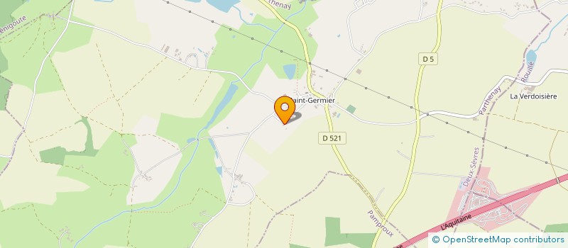 localisation de l'entreprise AGENCEMENT INTERIEUR EN MIROITERIE MENUISERIES  SAINT-GERMIER