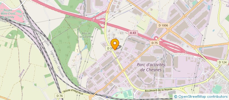 localisation de l'entreprise AGENCEMENT INTERIEUR MODULABLE 69 - AIM69  SAINT-QUENTIN-FALLAVIER