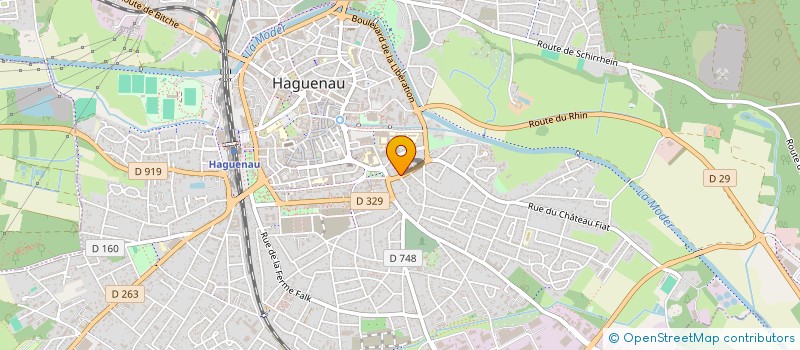localisation de l'entreprise AGENCEMENT INTERNATIONAL SETTING SARL à HAGUENAU