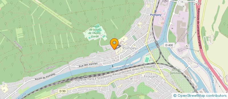 localisation de l'entreprise AGENCEMENT JOB INTERIOR à POMPEY