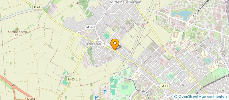 localisation de l'entreprise AGENCEMENT JUCHS  OBERHAUSBERGEN