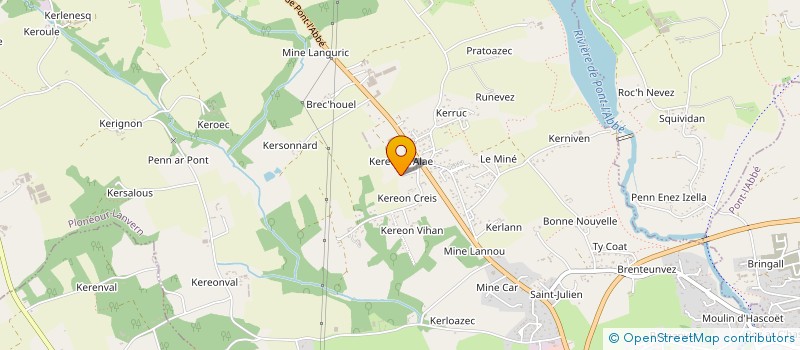 localisation de l'entreprise AGENCEMENT LE CLEAC H à PLONEOUR-LANVERN