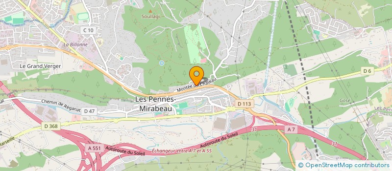 localisation de l'entreprise AGENCEMENT MAGASINS, CONSTRUC INDUST à LES PENNES-MIRABEAU