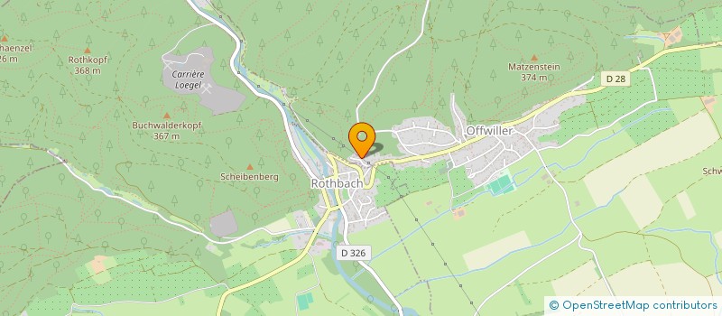 localisation de l'entreprise AGENCEMENT MENUISERIE BECK à OFFWILLER