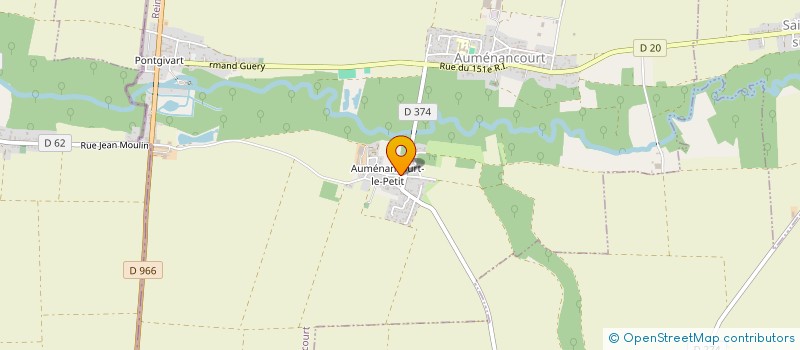 localisation de l'entreprise AGENCEMENT MENUISERIE CEDRIC  AUMENANCOURT