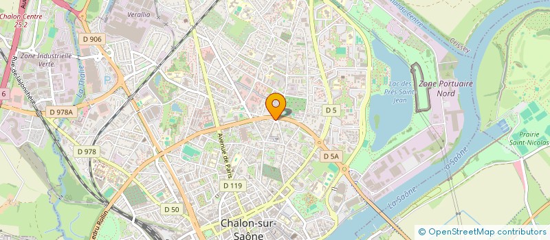 localisation de l'entreprise AGENCEMENT, MENUISERIE DE L'HABITAT  CHALON-SUR-SAONE