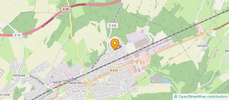 localisation de l'entreprise AGENCEMENT MENUISERIE PLACO à SAINT-VIT