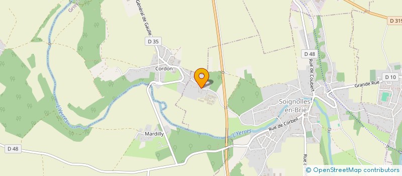localisation de l'entreprise AGENCEMENT MENUISERIE TAPIN HILAIRE à SOIGNOLLES-EN-BRIE