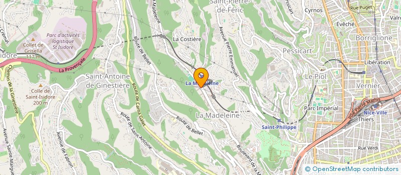 localisation de l'entreprise AGENCEMENT MENUISERIES FERMETURE à NICE