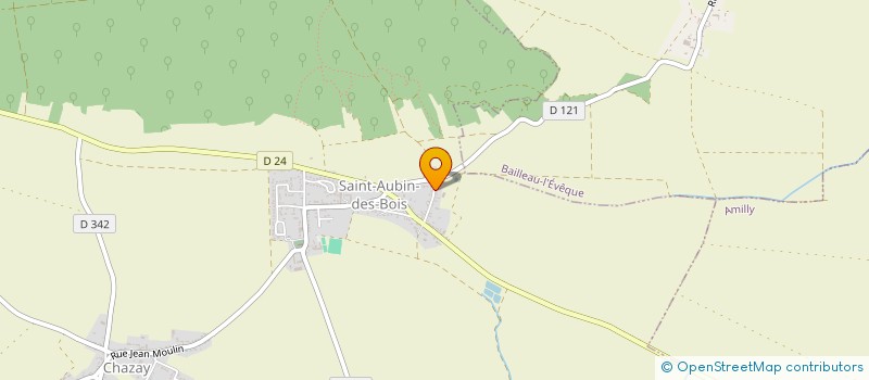 localisation de l'entreprise AGENCEMENT PICHON à SAINT-AUBIN-DES-BOIS