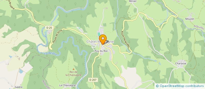 localisation de l'entreprise AGENCEMENT PLAC PARQUET à CHATEL-MONTAGNE