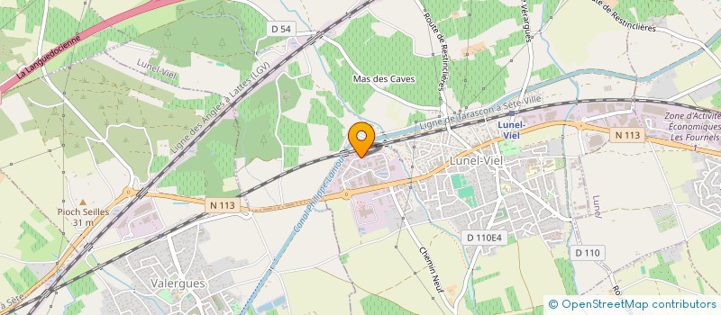 localisation de l'entreprise AGENCEMENT PLUS à LUNEL-VIEL