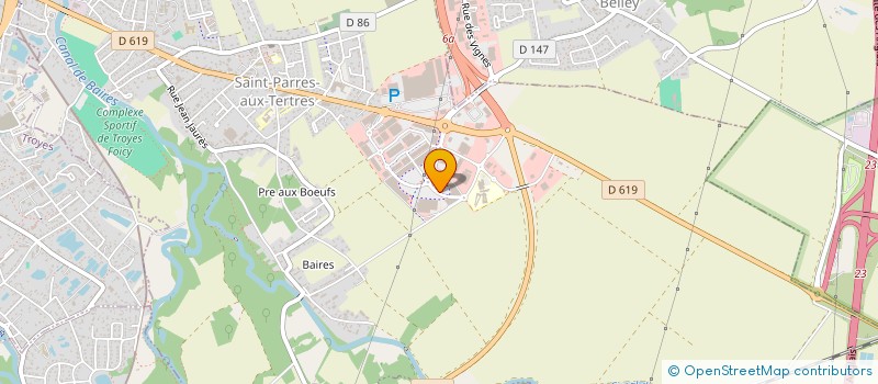localisation de l'entreprise AGENCEMENT & POSE PASCAL STOLTZ  SAINT-PARRES-AUX-TERTRES