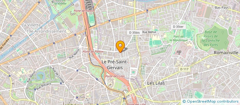 localisation de l'entreprise AGENCEMENT PRO à LE PRE-SAINT-GERVAIS