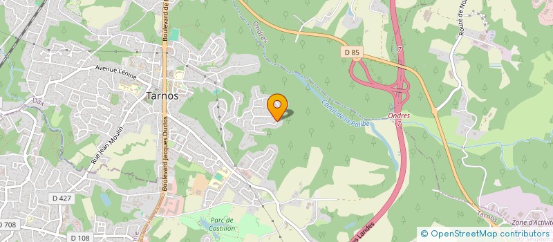 localisation de l'entreprise AGENCEMENT-REALISATION-INSTALLATION 64  TARNOS