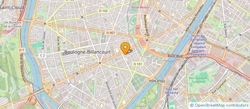 localisation de l'entreprise AGENCEMENT REFERENCE  BOULOGNE-BILLANCOURT