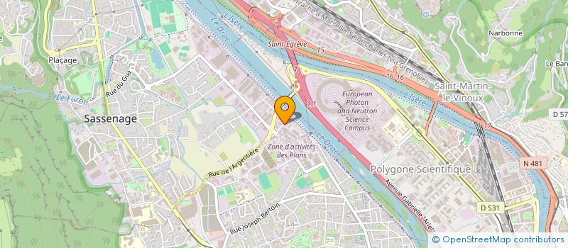 localisation de l'entreprise AGENCEMENT RENOVATION CLIMATIQUE à SASSENAGE