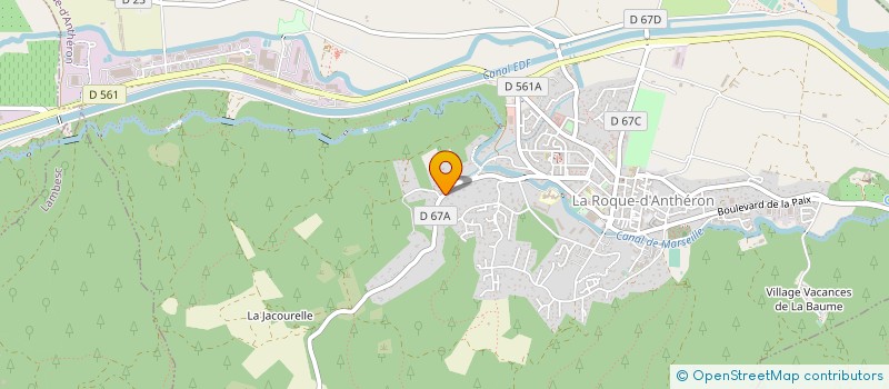 localisation de l'entreprise AGENCEMENT RENOVATION HABITAT  LA ROQUE D'ANTHERON