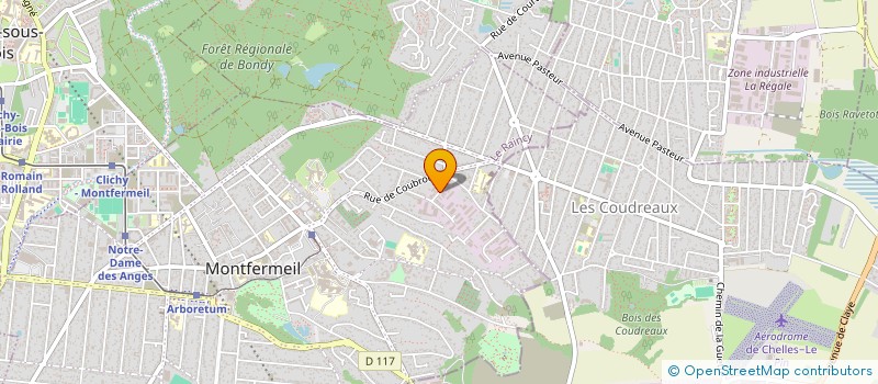 localisation de l'entreprise AGENCEMENT RENOVATION MAINTENANCE  MONTFERMEIL