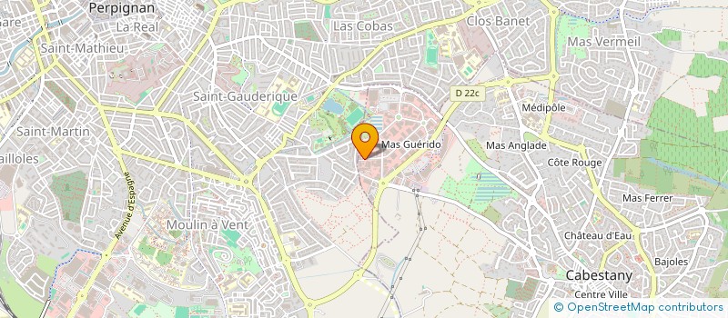 localisation de l'entreprise AGENCEMENT RENOVATION TRAVAUX SERVICES 66  CABESTANY