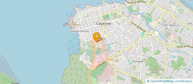 localisation de l'entreprise AGENCEMENT SERVICES AMENAGEMENT PLUS à CAYENNE