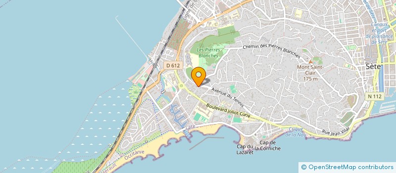 localisation de l'entreprise AGENCEMENT SETE MEDITERRANEE à SETE