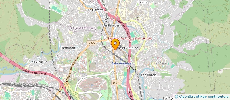 localisation de l'entreprise AGENCEMENT SYSTEME 13 à MARSEILLE