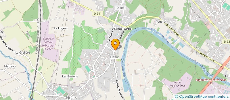 localisation de l'entreprise AGENCEMENT TRAVAUX LBOT à FLEAC