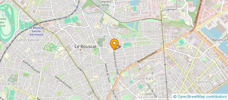 localisation de l'entreprise AGENCEMENT TRAVAUX MENUISERIE MIROITERIE à LE BOUSCAT