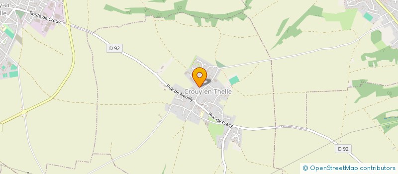 localisation de l'entreprise AGENCEMENT TROIS à CROUY-EN-THELLE