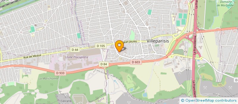 localisation de l'entreprise AGENCEMENT TROISIEME DIMENSION à VILLEPARISIS