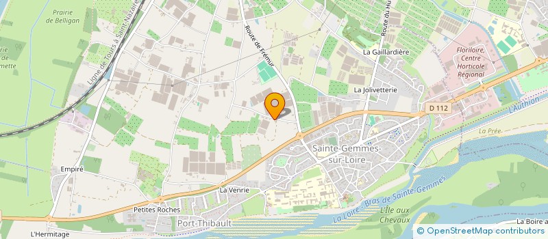 localisation de l'entreprise AGENCEMENTS ANGEVINS  SAINTE-GEMMES-SUR-LOIRE