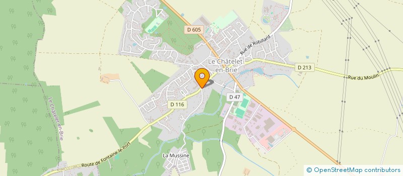 localisation de l'entreprise AGENCEMENTS COUVERTURE MACON ROSIERE  LE CHATELET-EN-BRIE