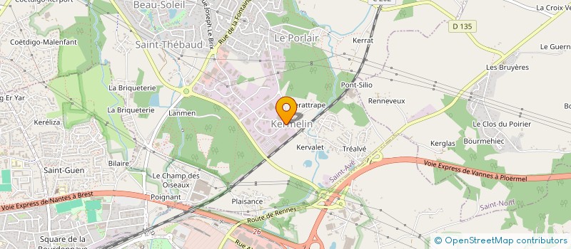 localisation de l'entreprise AGENCEMENTS CYRIL GUILLOTEL A.C.G.  SAINT-AVE