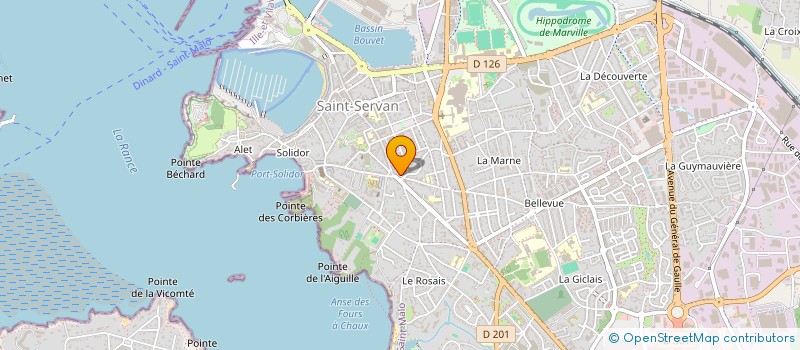 localisation de l'entreprise AGENCEMENTS HAMON à SAINT-MALO