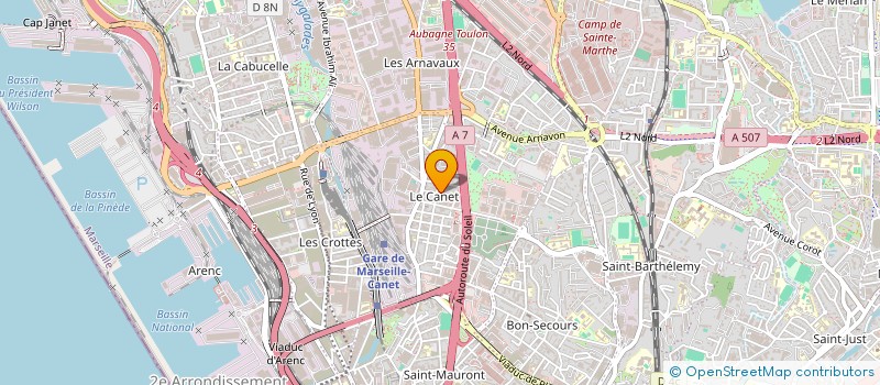 localisation de l'entreprise AGENCEMENTS IN SITU à MARSEILLE 14EME