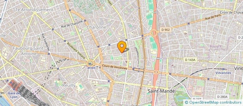 localisation de l'entreprise AGENCEMENTS TOUS CORPS D'ETAT  PARIS